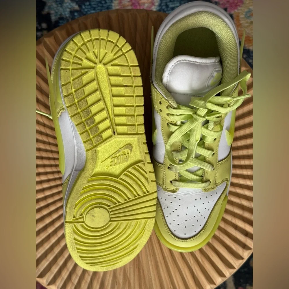 Nike Women's Dunk Low Twist Shoes - Light Lemon Twist size 11 Fun